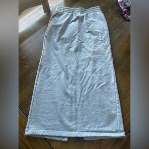 Aritzia TNA golden women's gray Snyder cotton skirt in size medium
